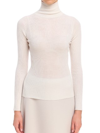 Молочний светр SPORTMAX : фото 4 - Invogue